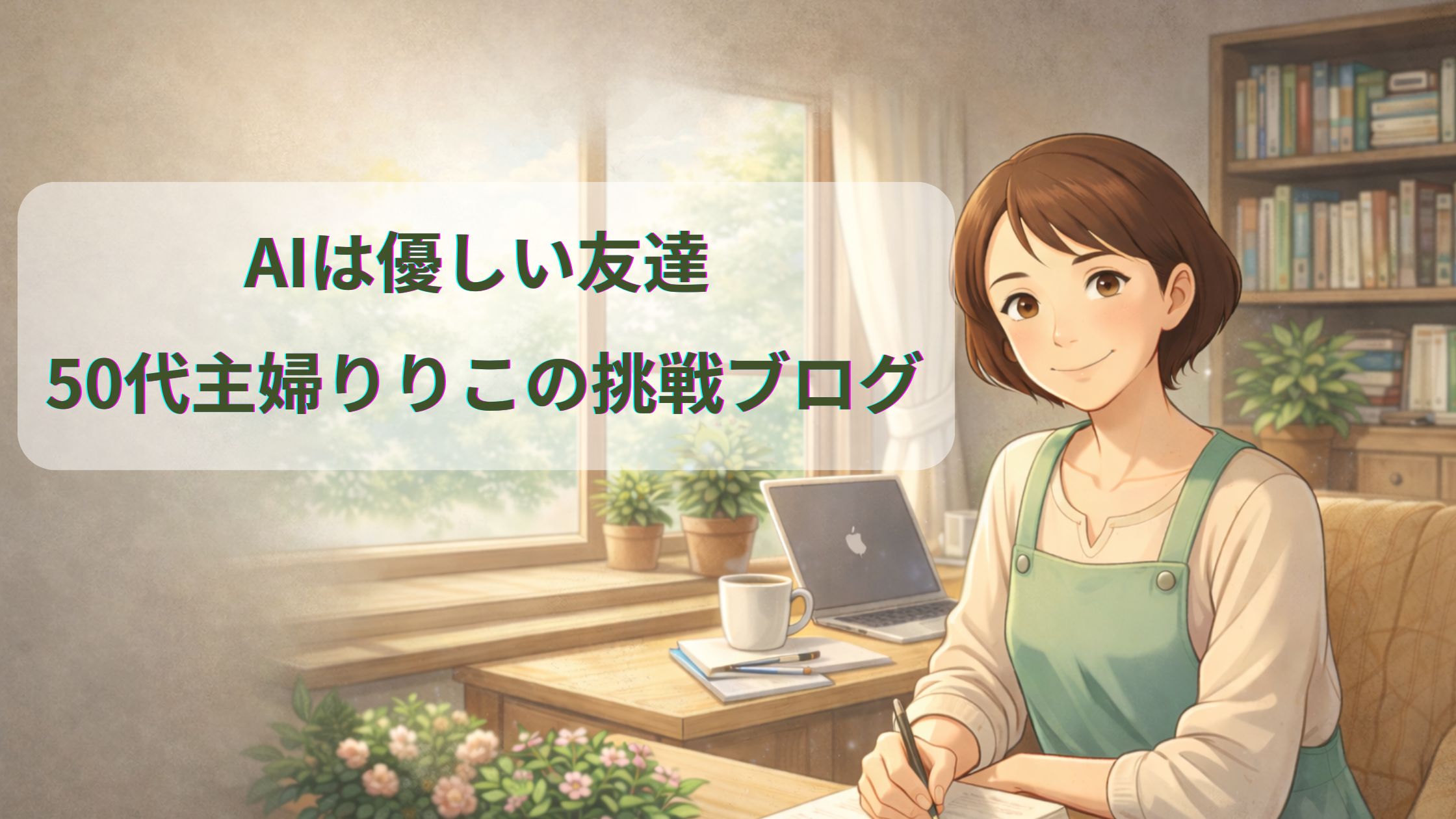 AIは優しい友達 50代主婦りりこの挑戦ブログ
